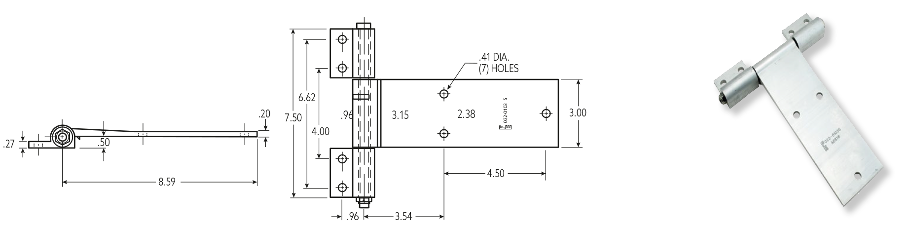 Bisagra Estilo Kentucky 3