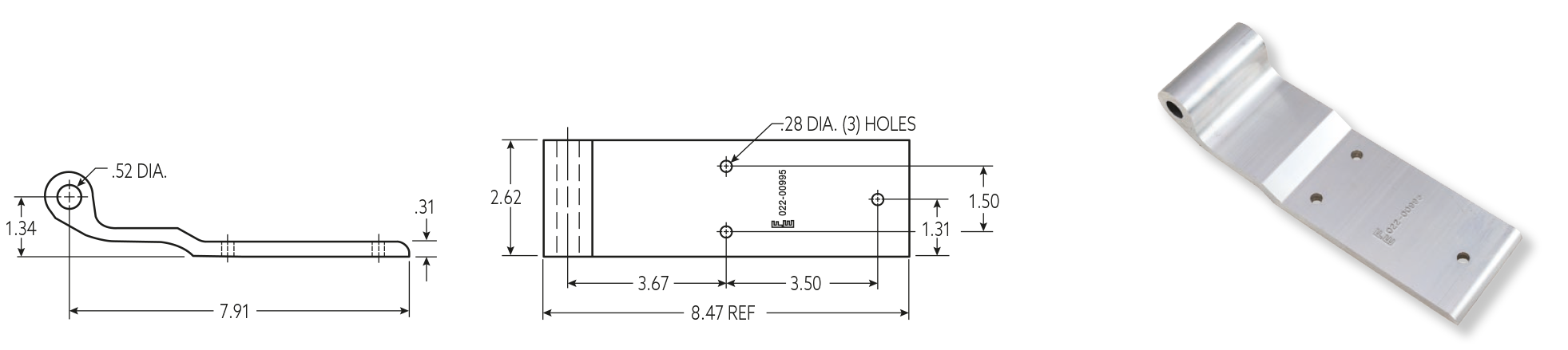 Bisagra Estilo Pines