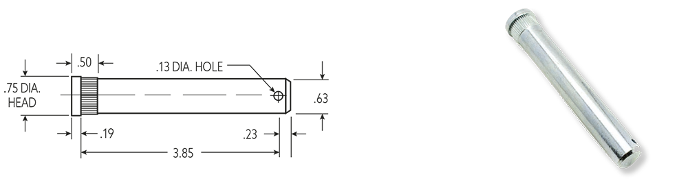 Pasador de Bisagra Estilo Trailmobile