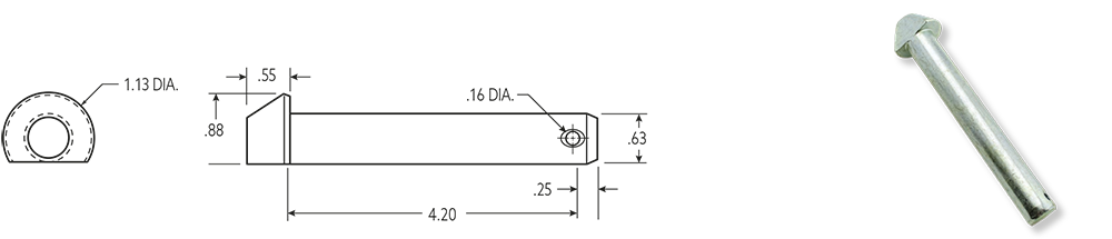 Pasador de Bisagra Estilo Utility