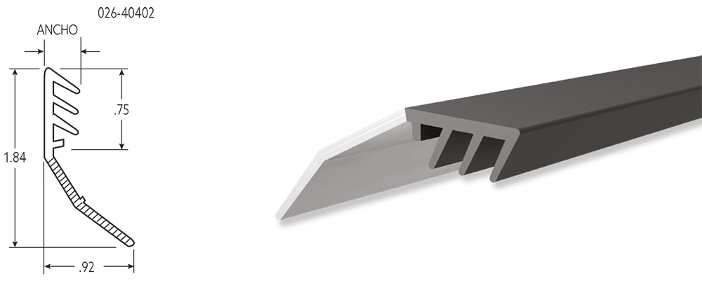 Junta  Lateral de Doble Durómetro