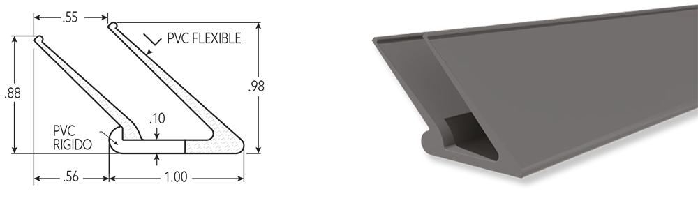 Junta  Lateral para Frigoríficos