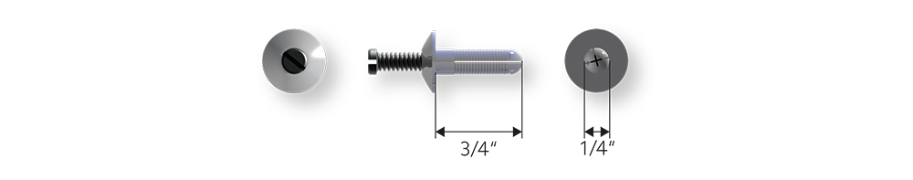 Guía Plástica de 3/4 x 1/4